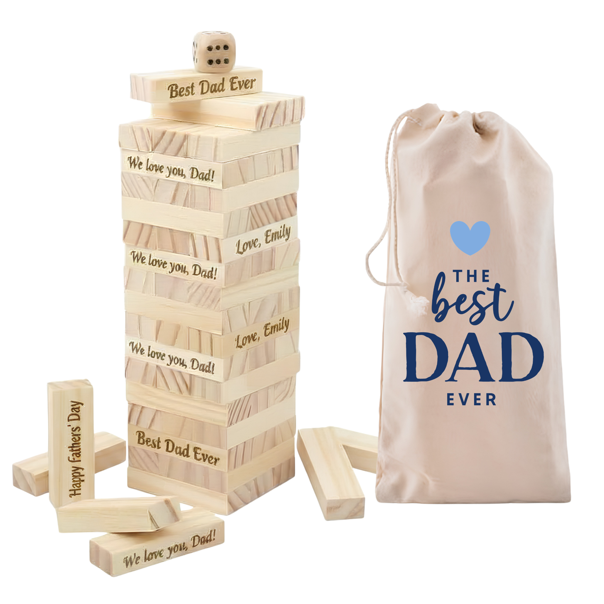 Personalised Tumbling Tower Game