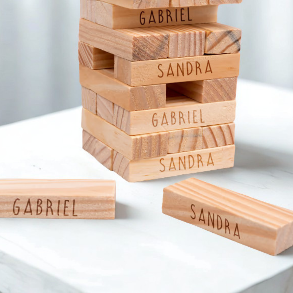 Personalised Tumbling Tower Game