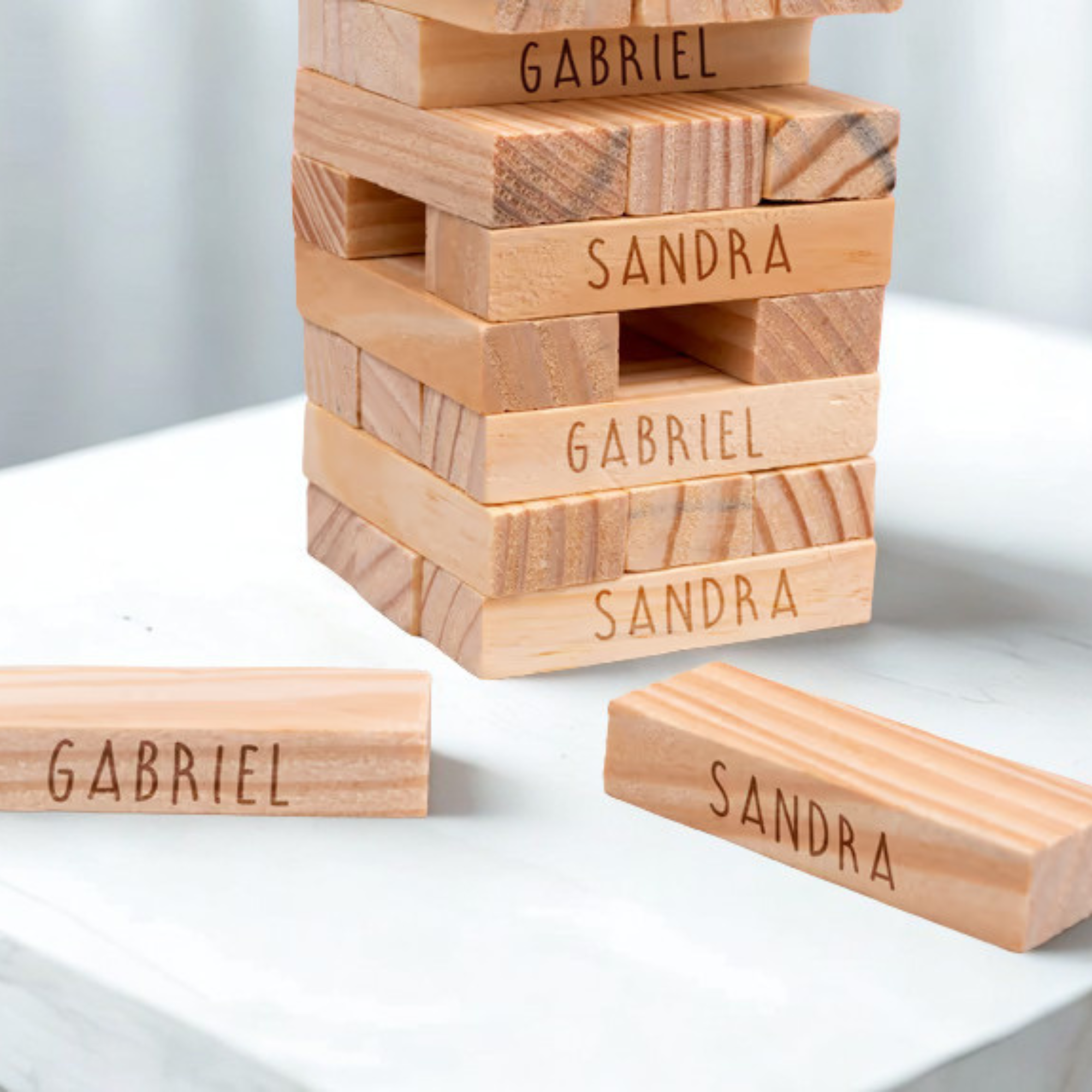 Personalised Tumbling Tower Game