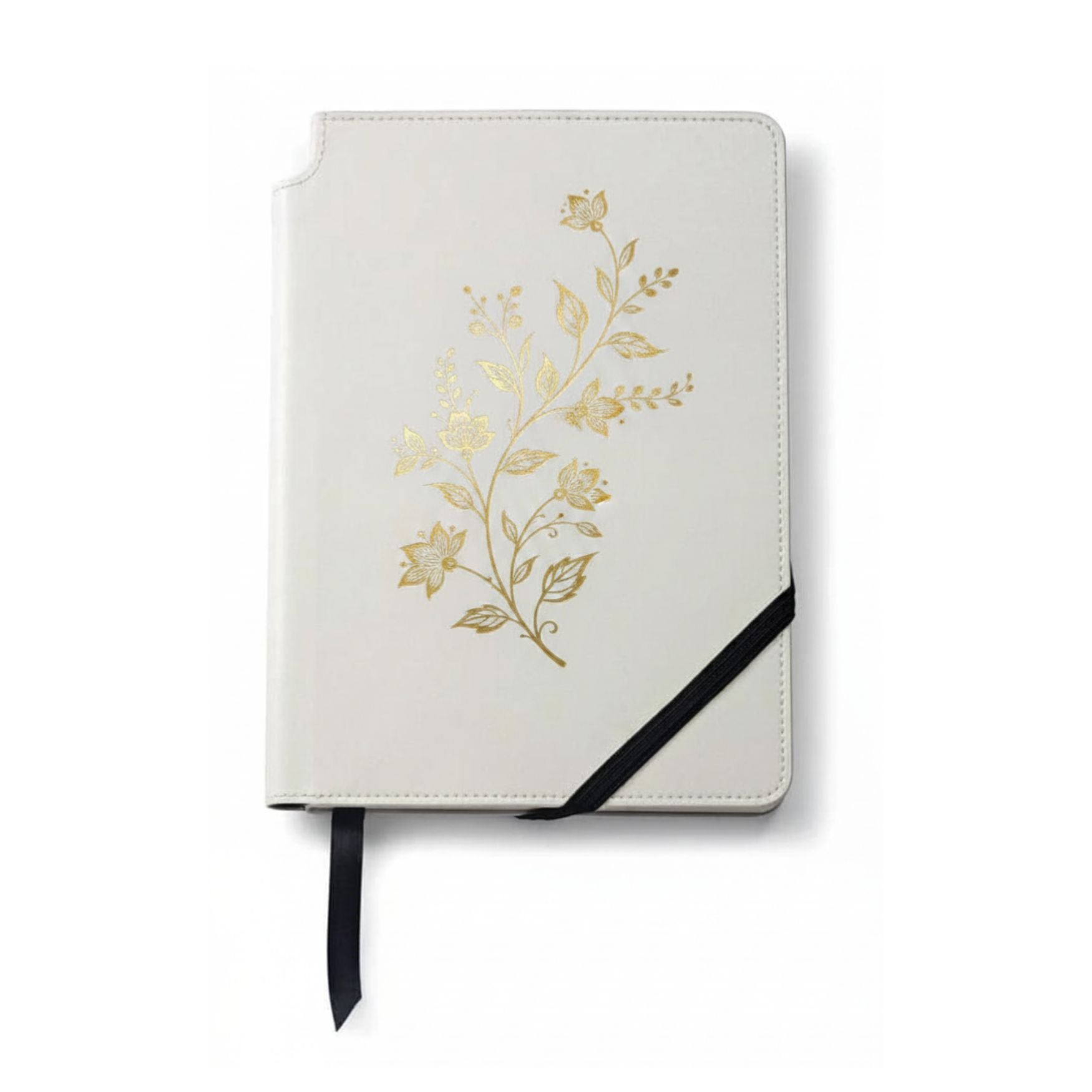 Classic Leatherette Journal - White