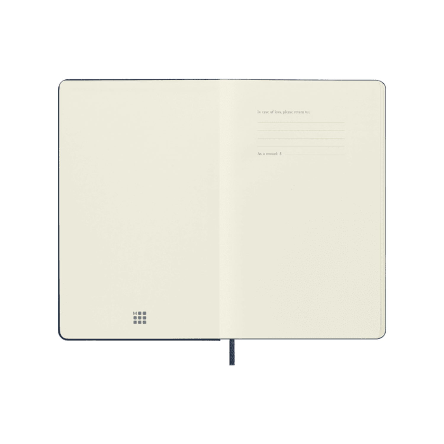 Classic Large Ruled Hard Cover Notebook - Sapphire Blue