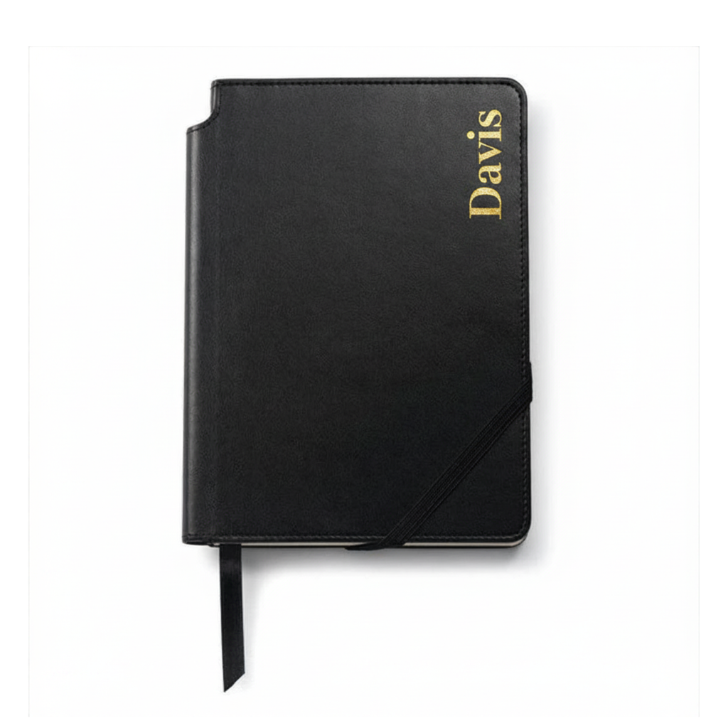 Classic Leatherette Journal - Black