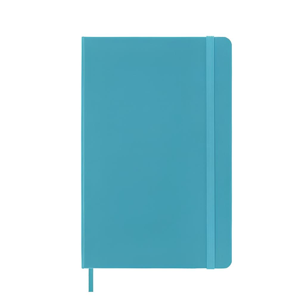 Classic Large Ruled Hard Cover Notebook - Reef Blue