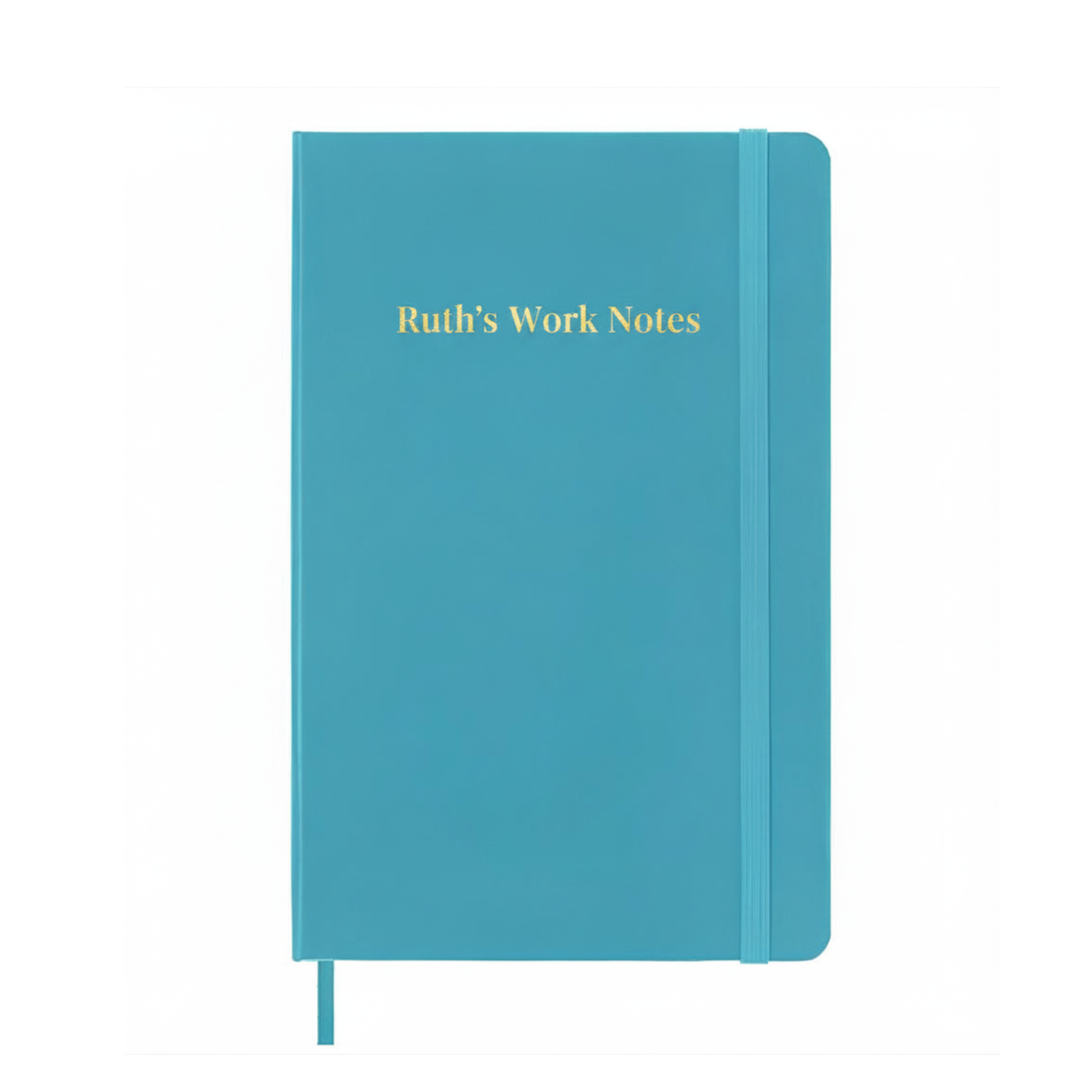 Classic Large Ruled Hard Cover Notebook - Reef Blue