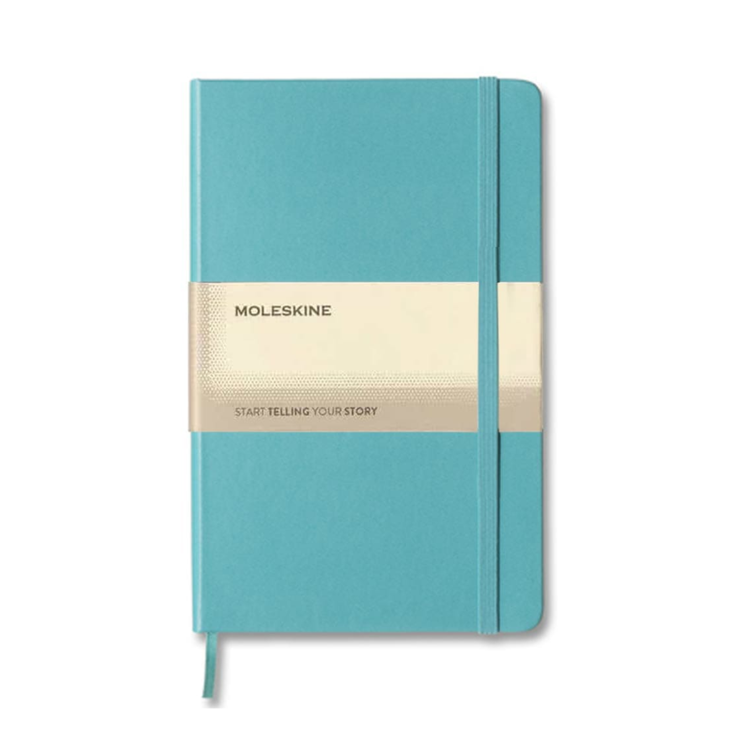 Classic Large Ruled Hard Cover Notebook - Reef Blue