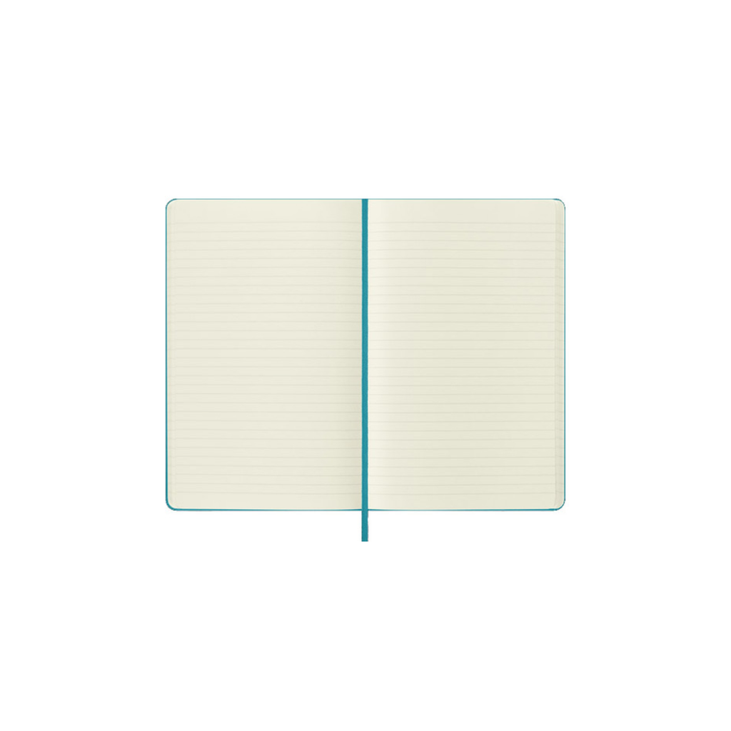 Classic Large Ruled Hard Cover Notebook - Reef Blue