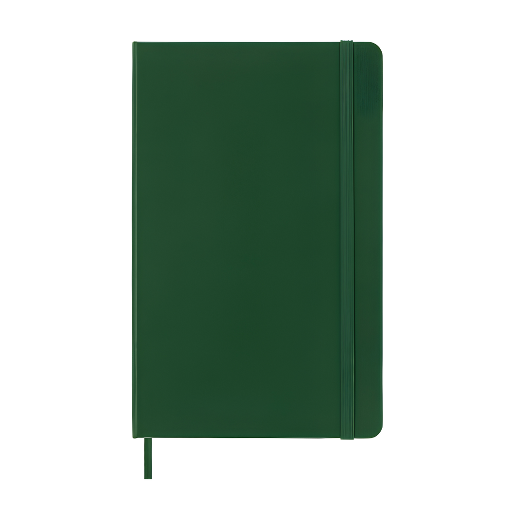 Classic Large Ruled Hard Cover Notebook - Myrtle Green