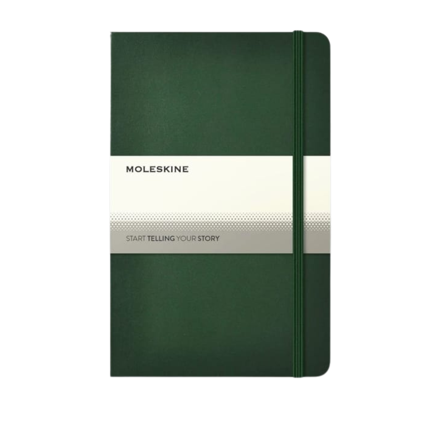 Classic Large Ruled Hard Cover Notebook - Myrtle Green
