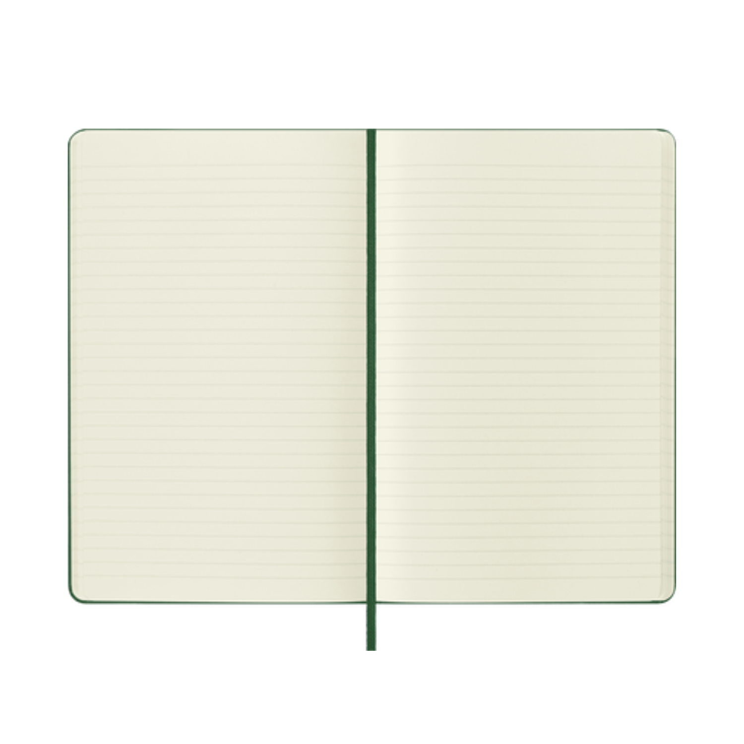 Classic Large Ruled Hard Cover Notebook - Myrtle Green