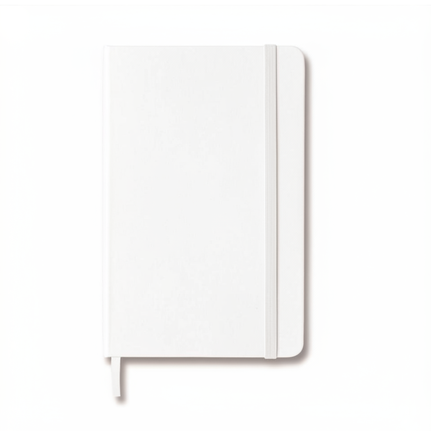 Classic Large Ruled Hard Cover Notebook - White