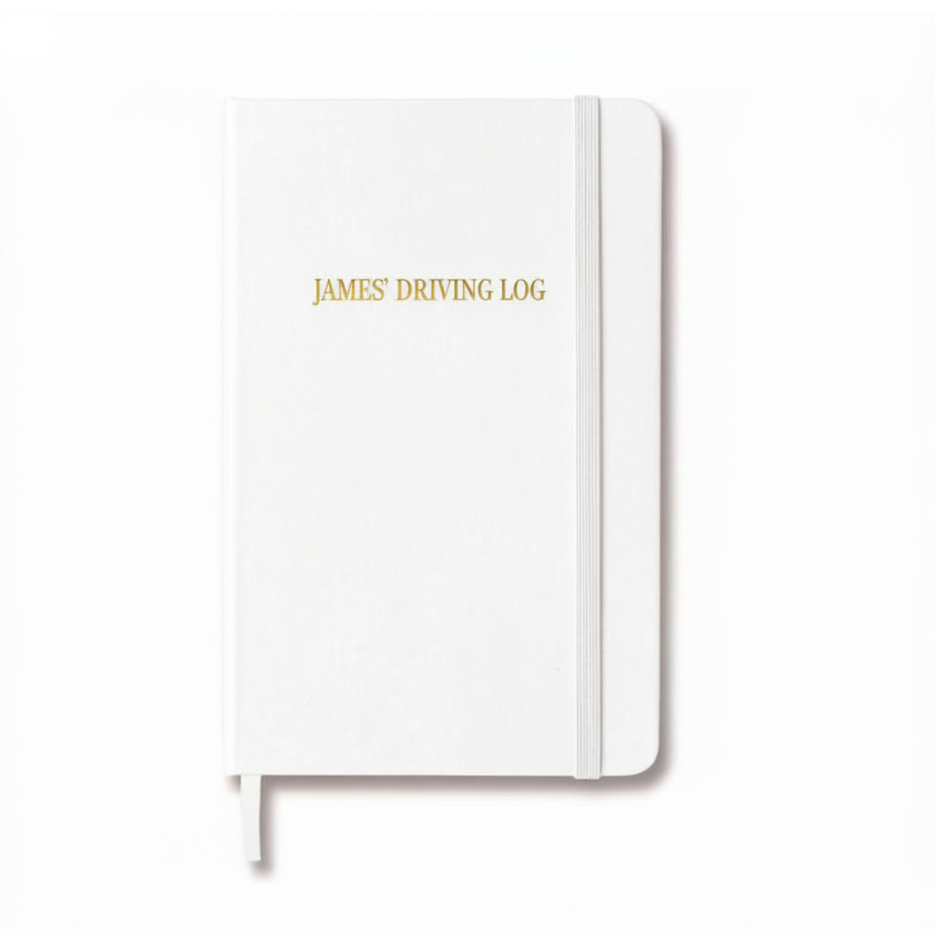 Classic Large Ruled Hard Cover Notebook - White