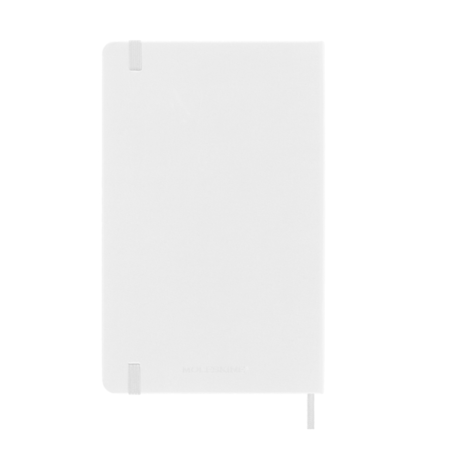 Classic Large Ruled Hard Cover Notebook - White
