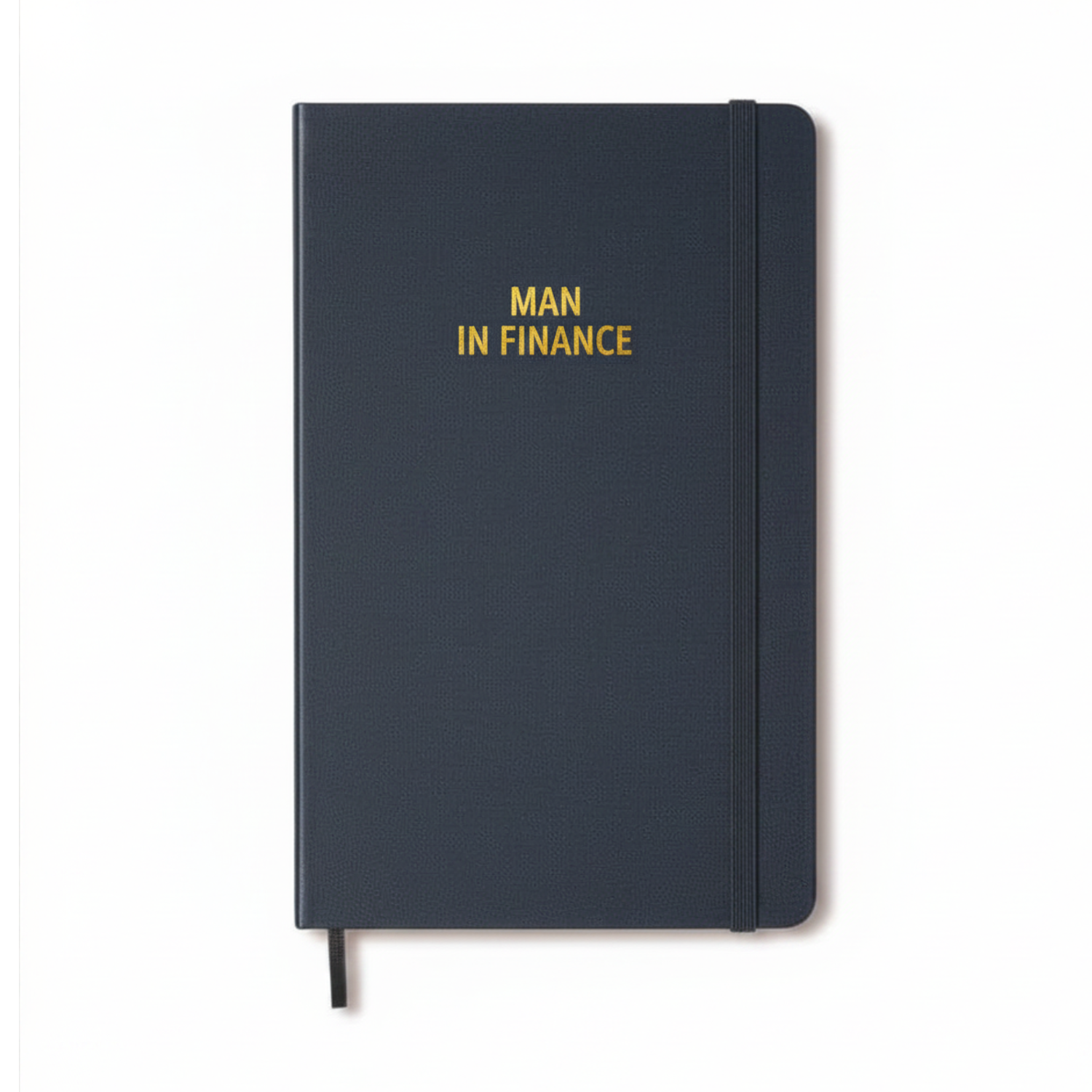 Classic Large Ruled Hard Cover Notebook - Navy Blue