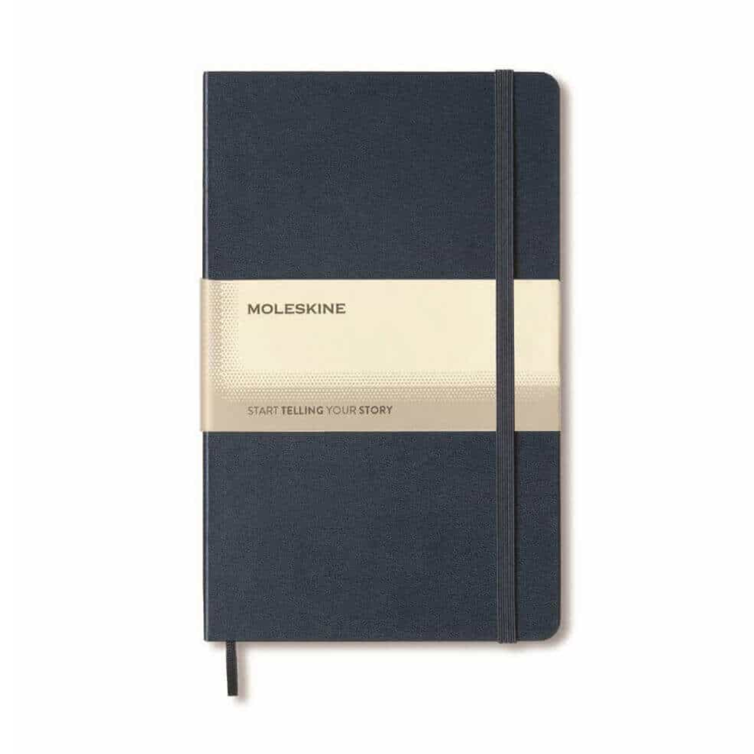 Classic Large Ruled Hard Cover Notebook - Navy Blue