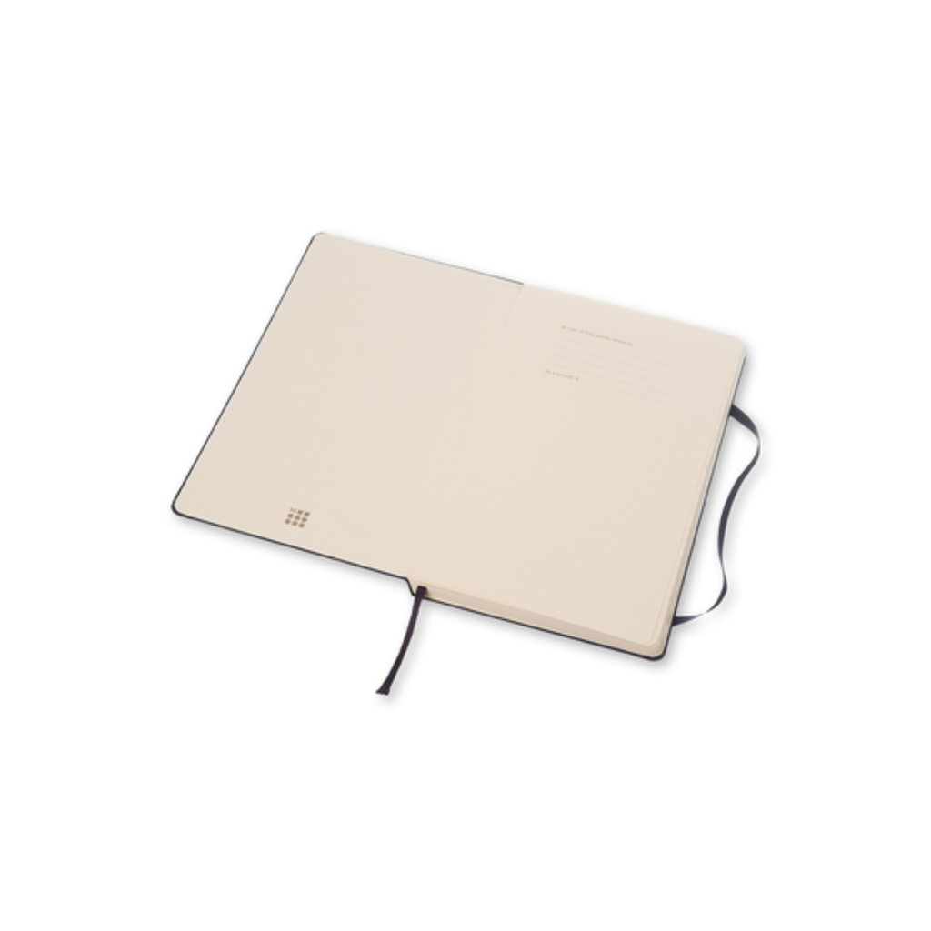 Classic Large Ruled Hard Cover Notebook - Navy Blue