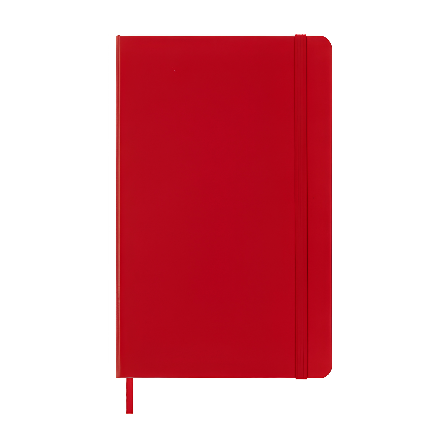 Classic Large Ruled Hard Cover Notebook - Scarlet Red