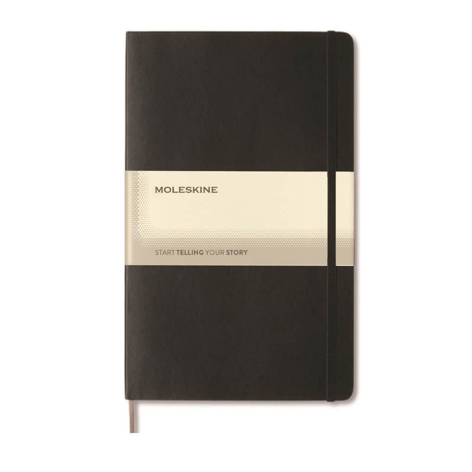 Hard Cover Medium Size Ruled Notebook - Black