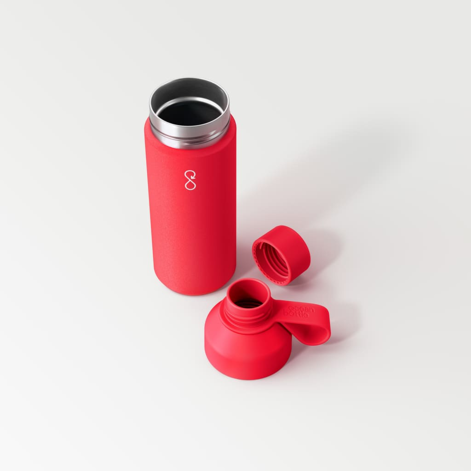 Ocean Bottle 500ml - Red