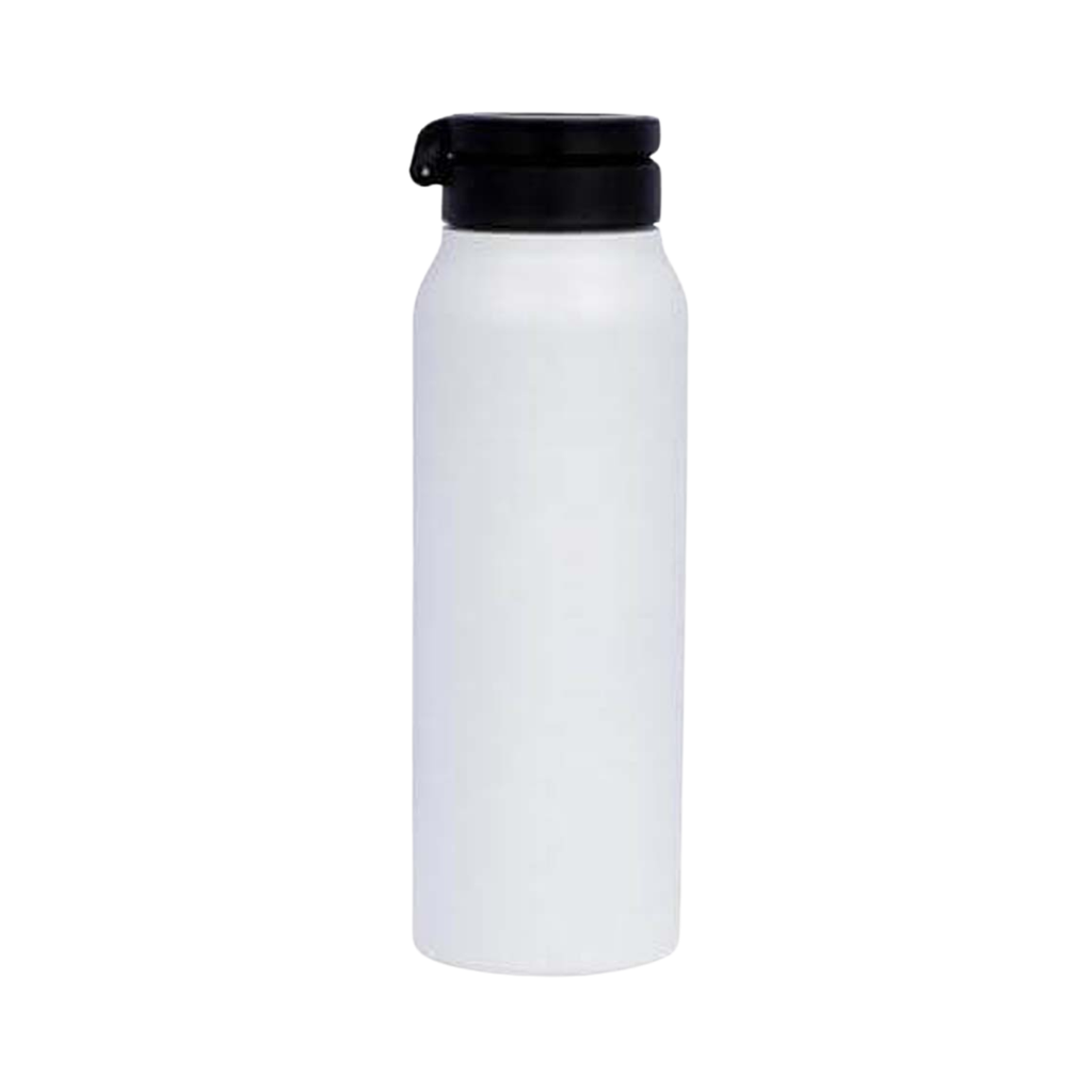 Ferro Magnetic Phone Holder Water Bottle 760ml - White