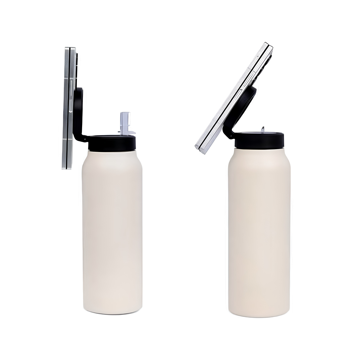 Ferro Magnetic Phone Holder Water Bottle 760ml - Sandstone