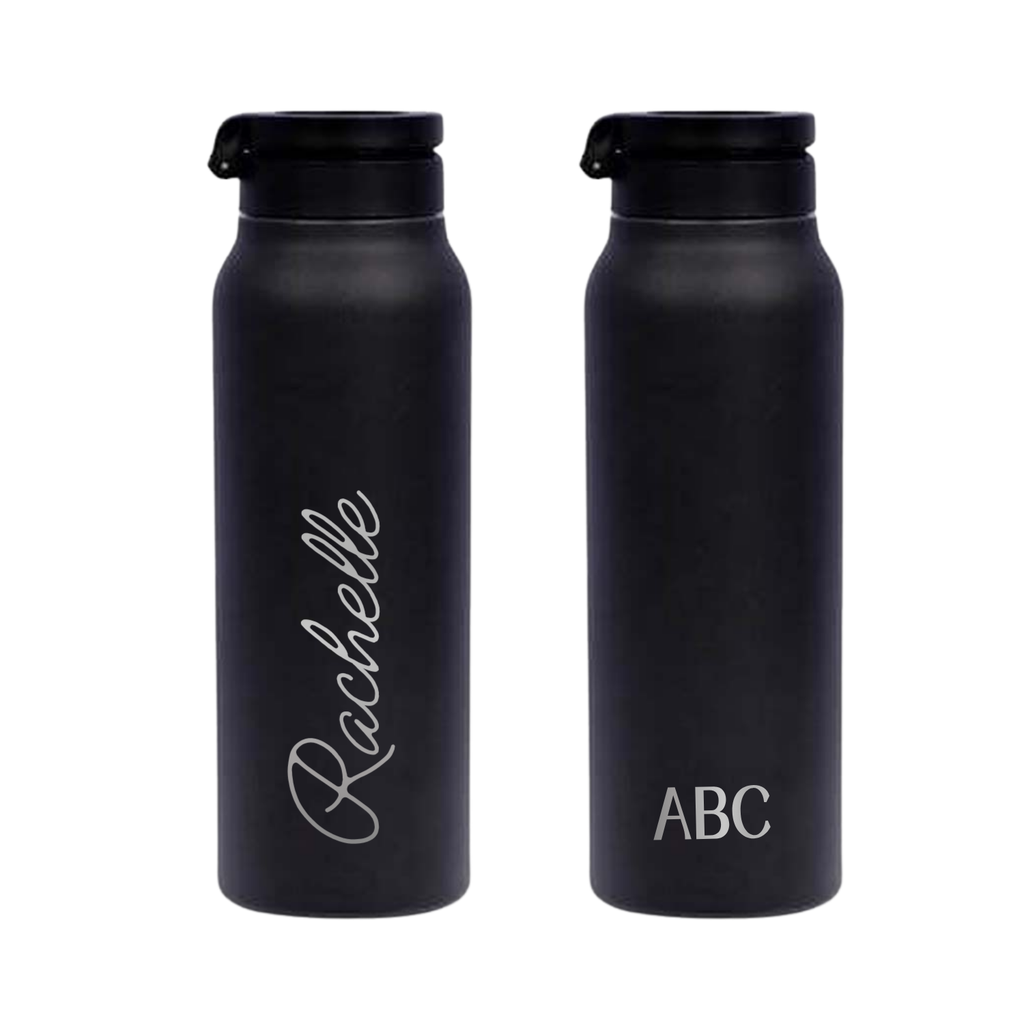 Ferro Magnetic Phone Holder Water Bottle 760ml - Black
