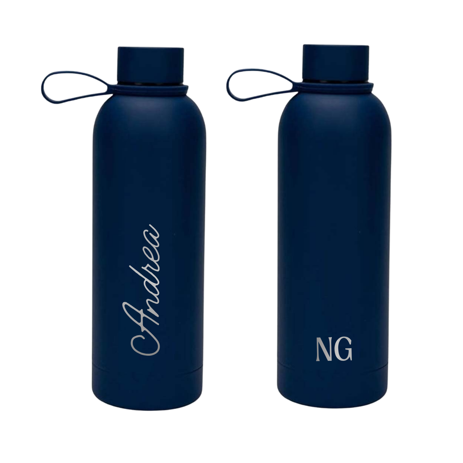 Double Wall Stainless Steel Bottle 500ml - Navy Blue