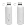 Double Wall Stainless Steel Bottle 500ml - White