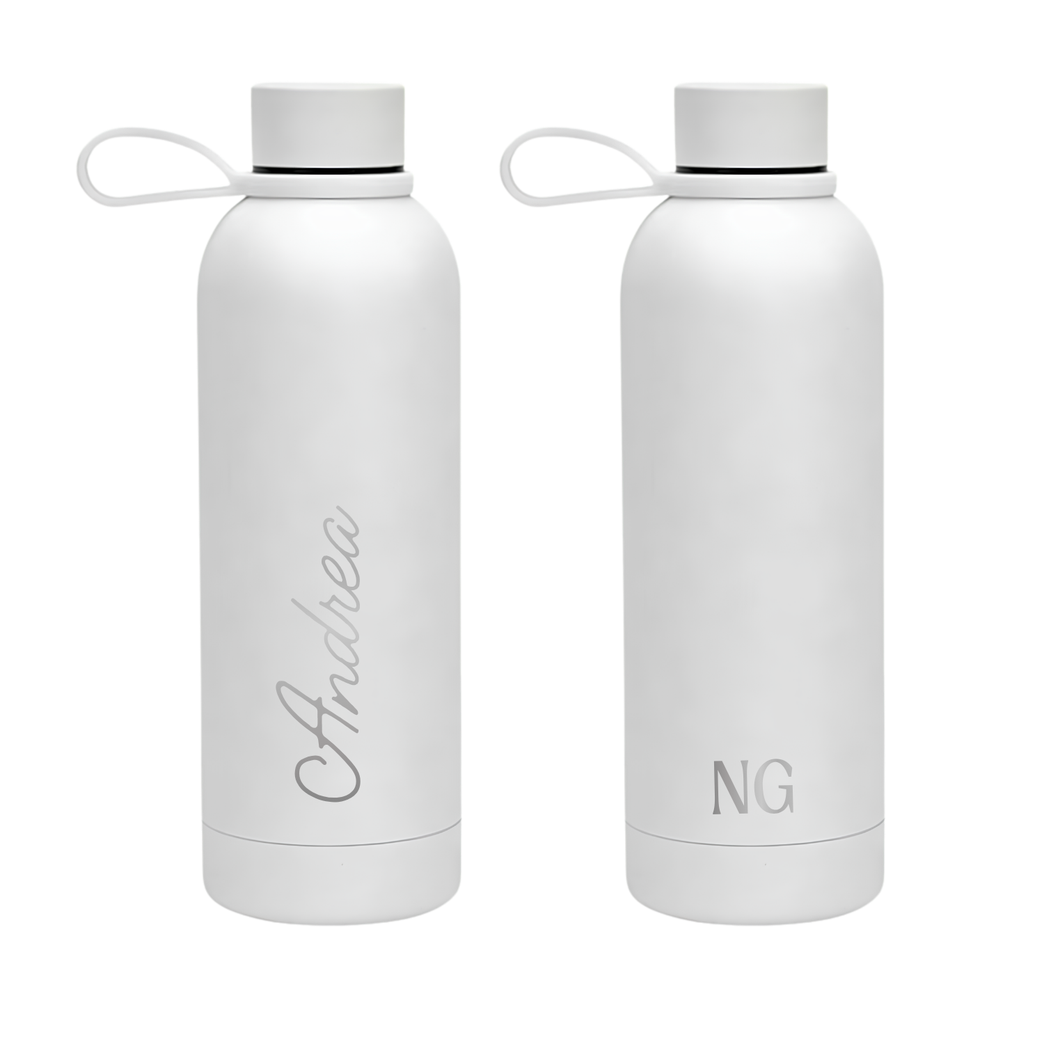 Double Wall Stainless Steel Bottle 500ml - White