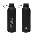 Double Wall Stainless Steel Bottle 500ml - Black