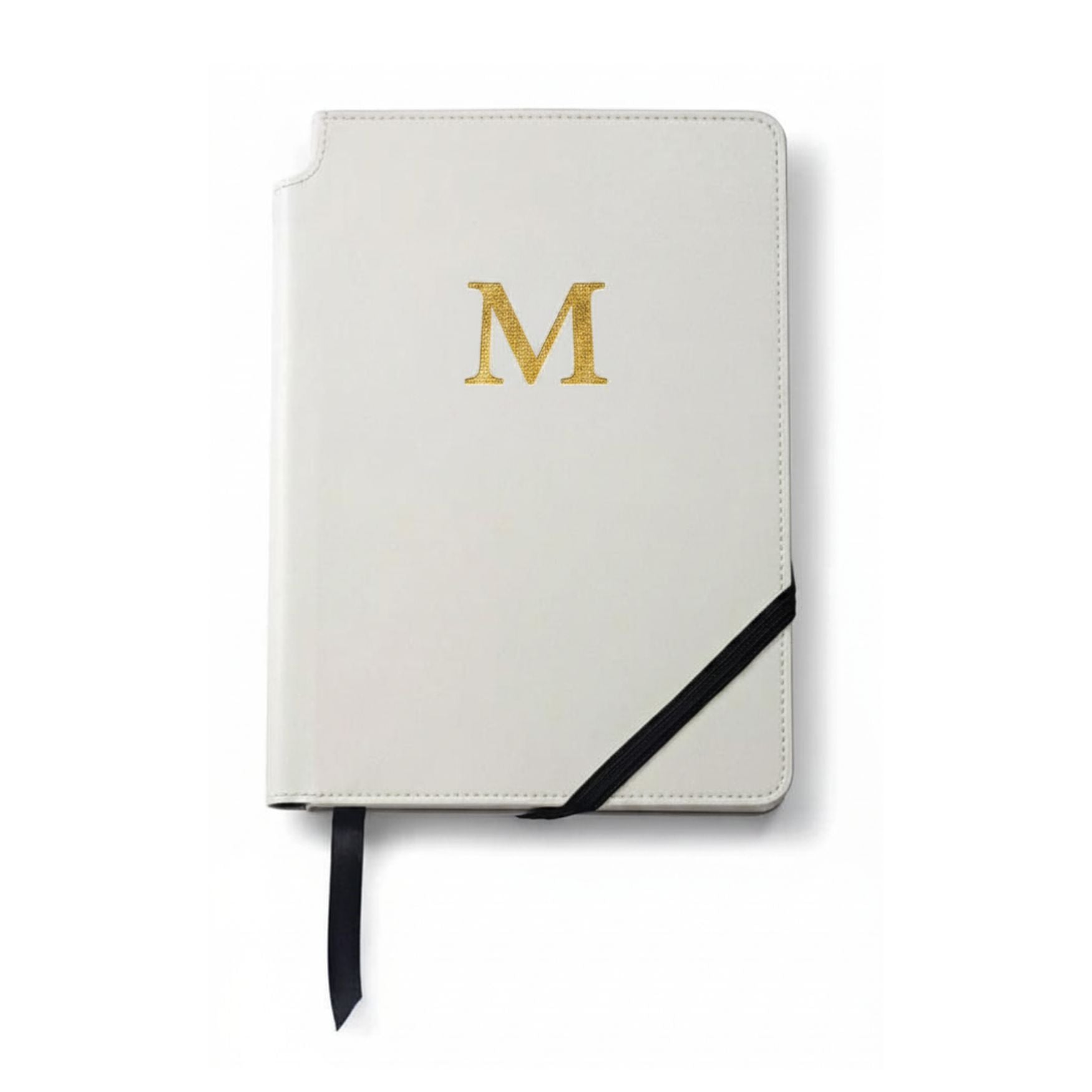 Classic Leatherette Journal - White