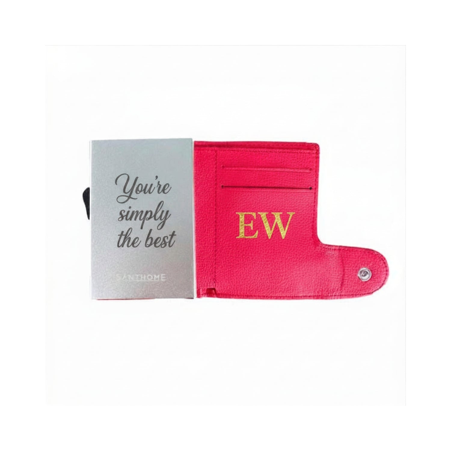 RFID PU Cardholder Wallet - Pink