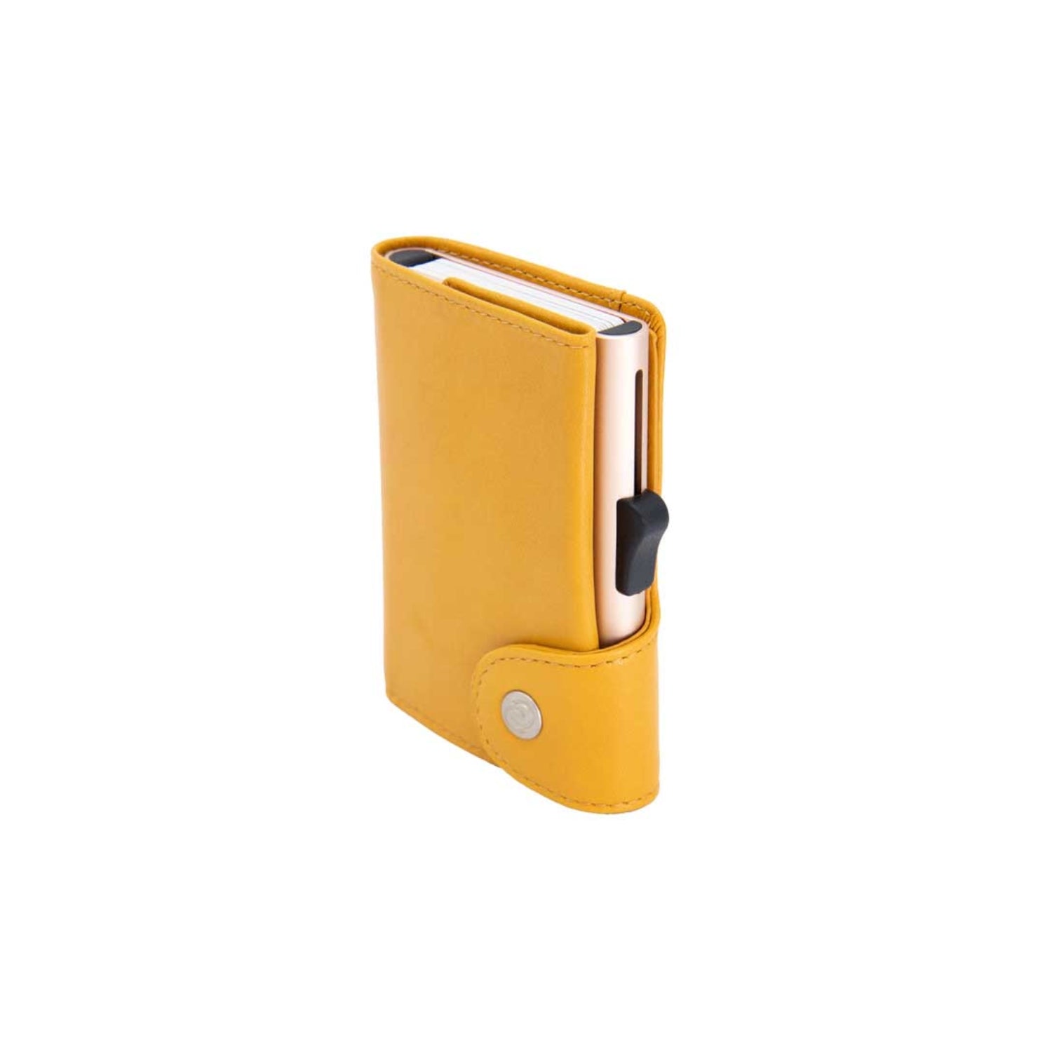 Classic Italian Leather RFID Wallet - Camel