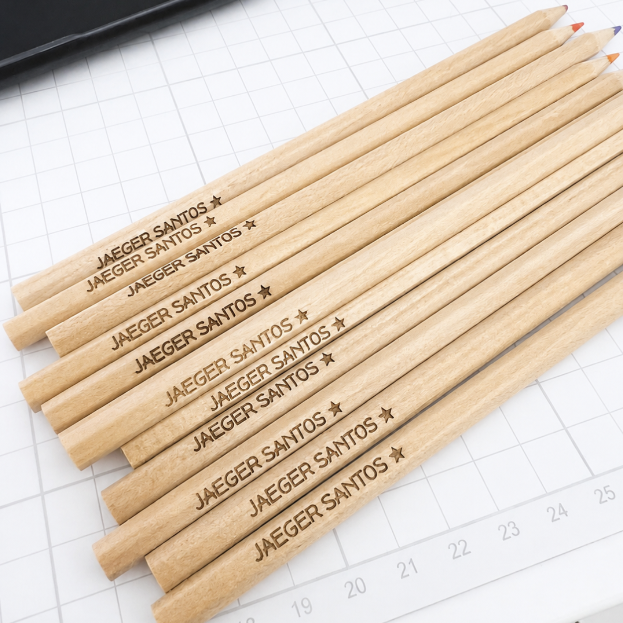 Natural Wood Color Pencils Set of 24