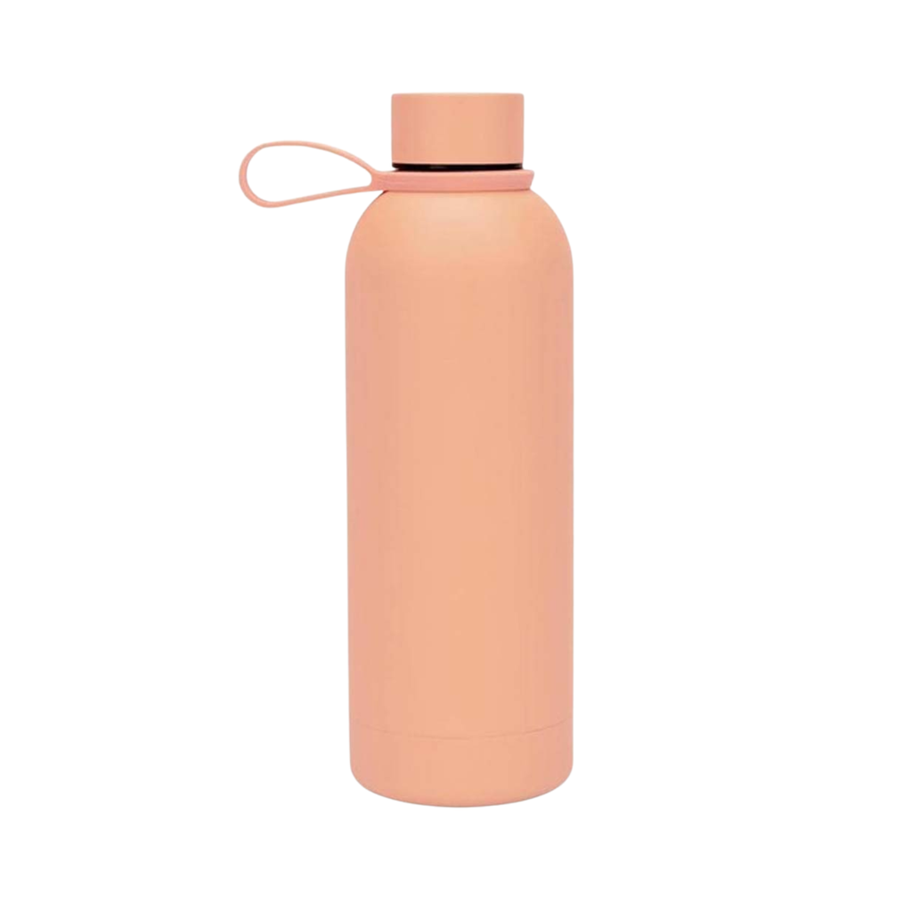 Double Wall Stainless Steel Bottle 500ml - Peach Pink