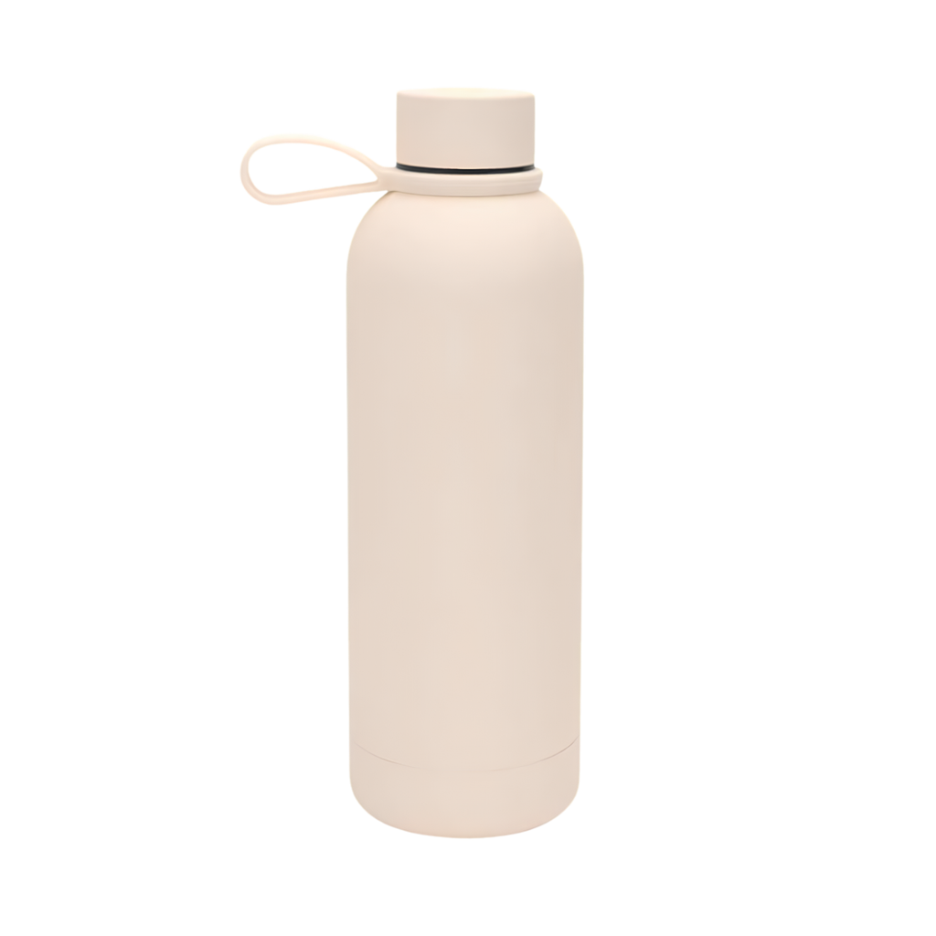Double Wall Stainless Steel Bottle 500ml - Sand