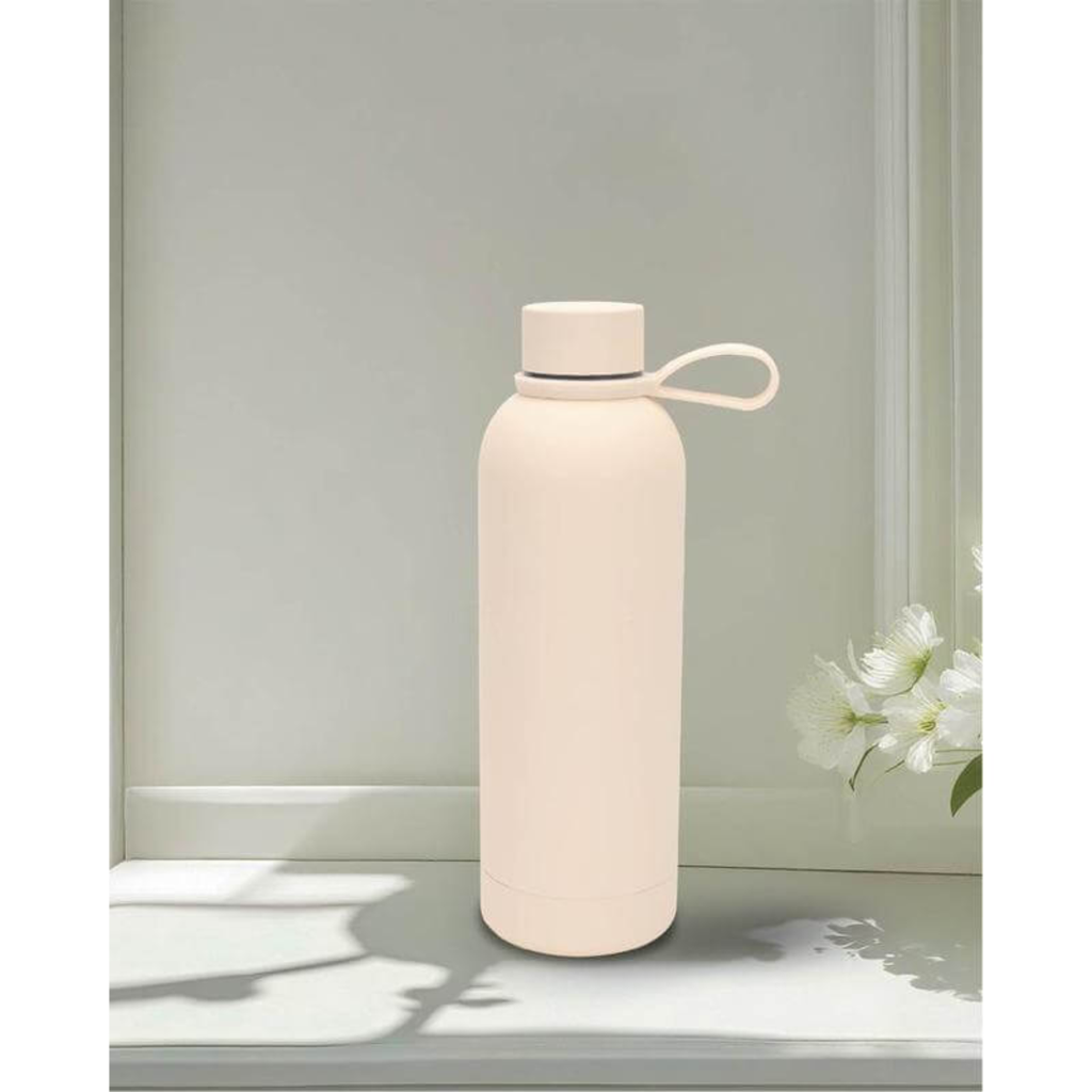 Double Wall Stainless Steel Bottle 500ml - Sand
