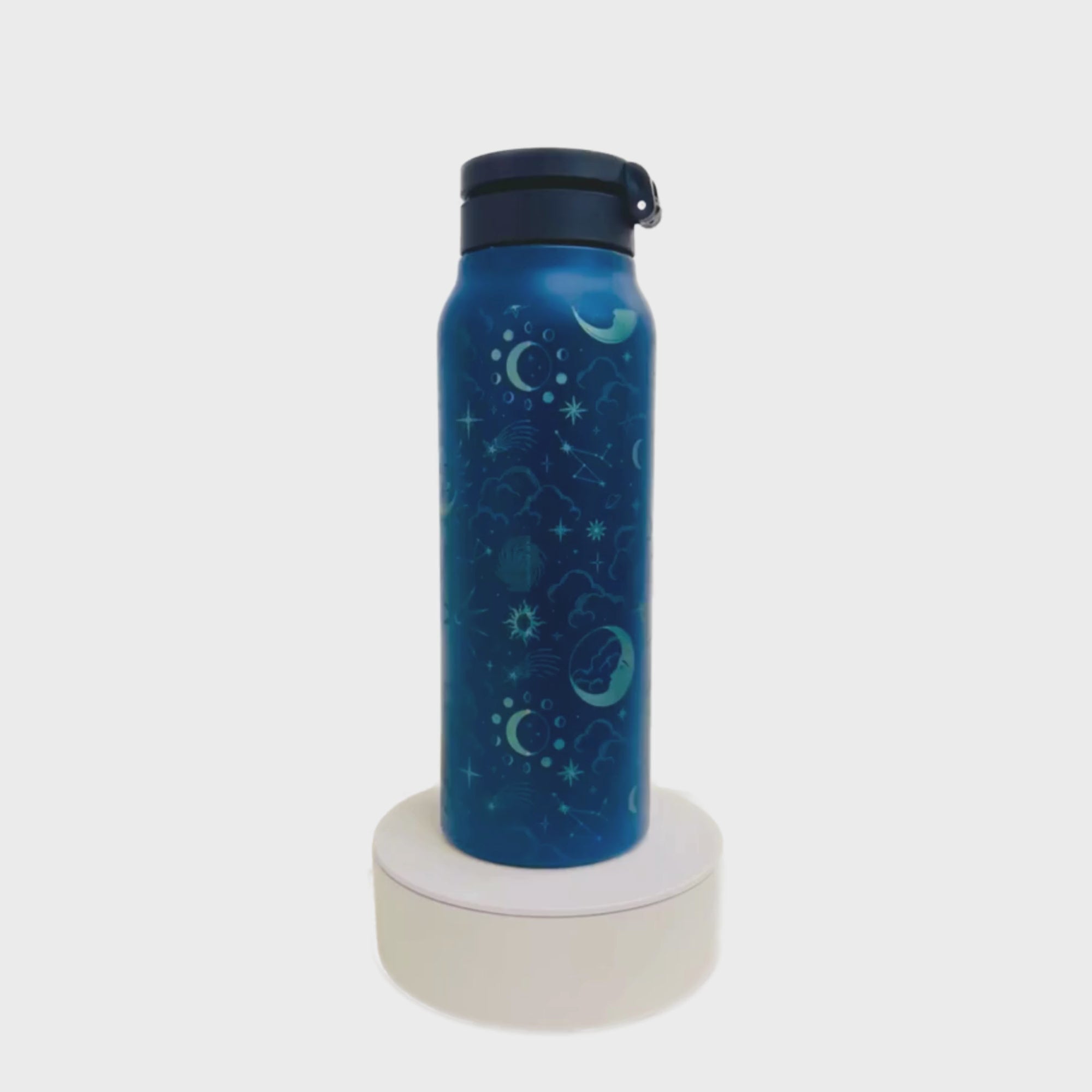 Interstellar Space 360° Bottle Engraving