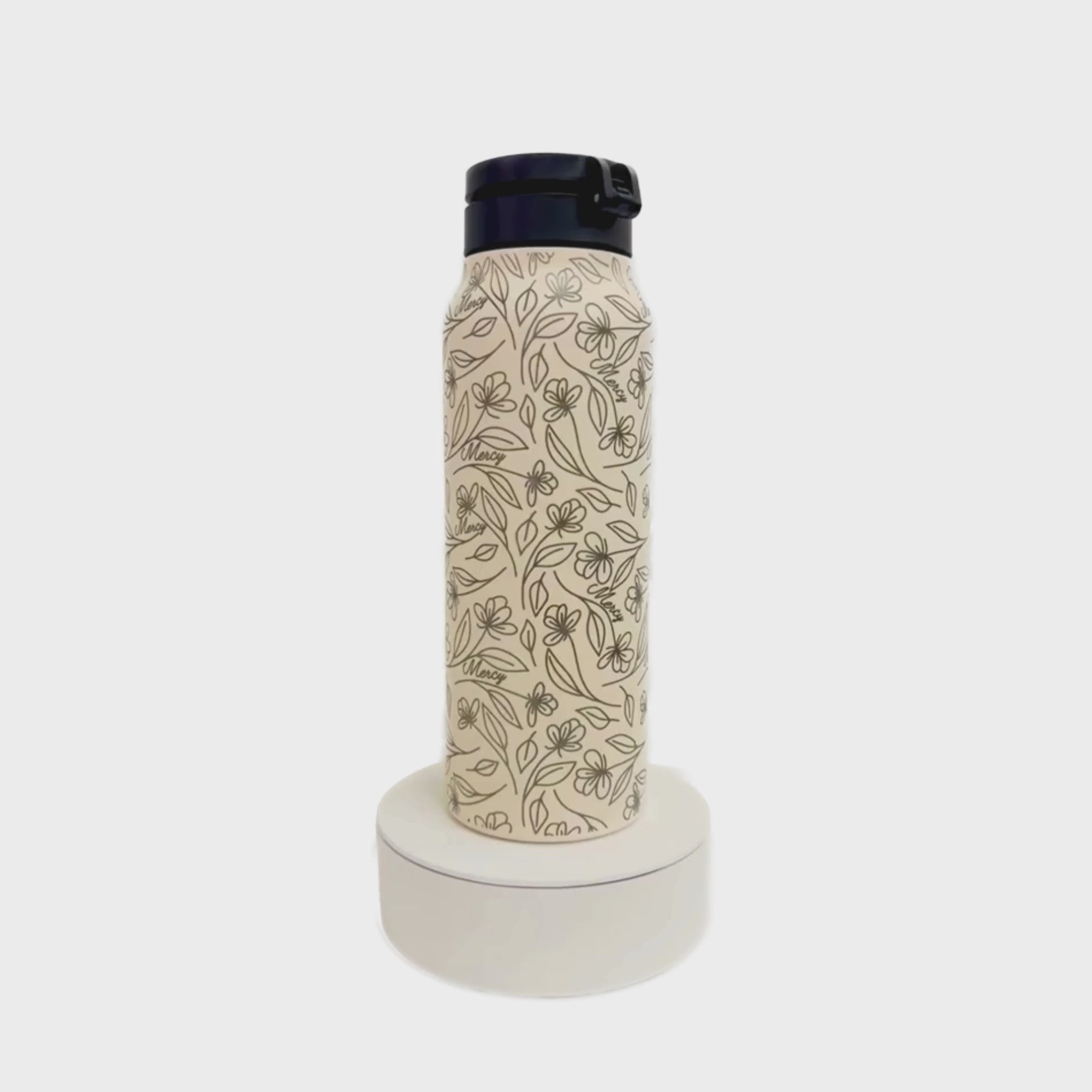 Daisy Garden 360° Bottle Engraving